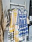cheap Boho Dresses-Women&#039;s Swing Dress Boho Dress Mini Dress Black Blue Yellow 3/4 Length Sleeve Geometric Print Winter Fall Autumn V Neck Loose Fit Under 10 S M L XL XXL 3XL