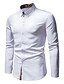 preiswerte Businesshemden für Herren-Herren Oberhemd Kragenhemd Knopfhemd Abstrakt Hochzeit Täglich Schwarz Weiß Wein Marineblau Langarm Bekleidung