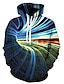 preiswerte Pullover-Hoodies für Herren-Herren Hoodie Sweatshirt Kapuze 1 2 3 Regenbogen Mit Kapuze Graphic Täglich Ausgehen 3D-Druck Übergröße Brautkleider schlicht Bekleidung Kapuzenpullover Sweatshirts Langarm