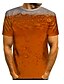 cheap Men&#039;s Tees &amp; Tank Tops-Men&#039;s T shirt Shirt Graphic Beer 3D Print Round Neck Daily Going out Short Sleeve Print Tops Streetwear White Orange Red