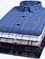 cheap Flannel Shirts-Men&#039;s Flannel Shirt Shirt Tartan Turndown A B C D E Work Casual Long Sleeve Button-Down Clothing Apparel Cotton Business Simple