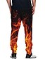 cheap Sweatpants-Men&#039;s Joggers Pants Sweatpants 3D Print Drawstring Pocket Casual Athleisure Daily Sports Micro-elastic Flame Mid Waist 3D Print 1 2 S M L