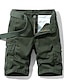 cheap Cargo Shorts-Men&#039;s Cargo Shorts Shorts Pocket Stylish Sporty Casual / Sporty Daily Sports Micro-elastic Denim Comfort Solid Color Green Black Yellow 30 32 34