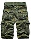 economico Classico-Per uomo Pantaloncini Tattici Pantaloncini cargo Pantaloncini mimetici Mimetico Ripstop Traspirante Sport &amp; Outdoor Militare Giallo Verde militare
