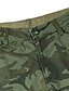 economico Classico-Per uomo Pantaloncini Tattici Pantaloncini cargo Pantaloncini mimetici Mimetico Ripstop Traspirante Sport &amp; Outdoor Militare Giallo Verde militare