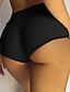 זול מכנסי נשים-בגדי ריקוד נשים שורטים פיג&#039;מות פוליאסטר מותן בינוני קצר שחור קיץ