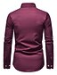 preiswerte Businesshemden für Herren-Herren Oberhemd Kragenhemd Knopfhemd Abstrakt Hochzeit Täglich Schwarz Weiß Wein Marineblau Langarm Bekleidung