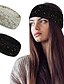 cheap Hats-soft thick knit fleece lined womens cold weather winter headband ear warmer 2 pack value (confetti black/confetti beige)