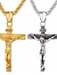 preiswerte Halsketten &amp; Anhänger-1 Stück Anhänger Halskette For Herren Damen Weihnachten Täglich Aleación Klassisch Kreuz