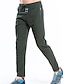 preiswerte Unterteile-Herren Wanderhosen Sommer Außen Komfort Multi-Pocket Rasche Trocknung Leicht Elasthan Elastan Elastischer Bund Kordelzug Tasche mit Reißverschluss Hosen / Regenhose Unten Armeegrün Grau Khaki Schwarz