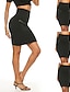 cheap Midi Skirts-Women&#039;s Skirt Pencil Bodycon Work Skirts Midi Black Yellow Dusty Rose Skirts Autumn / Fall Streetwear Elegant Daily Date S M L