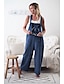 cheap Women&#039;s Jumpsuits-Women&#039;s Jumpsuit Solid Color Casual Daily Wear Sleeveless Loose S M L Spring