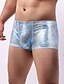 abordables Sous-vêtements confortables homme-Sous-vêtements boxeurs Homme 1 PC Paillettes Maille Polyester Taille EU / US Taille basse Bleu Ciel S