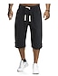 cheap Men&#039;s Pants &amp; Shorts-Men&#039;s Shorts Shorts Short Pants Casual Solid Color Mid Waist Sports Black Green Black Gray Navy Blue M L XL XXL 3XL