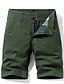 cheap Cargo Shorts-Men&#039;s Cargo Shorts Shorts Pocket Solid Color Comfort Breathable Knee Length Casual Daily 100% Cotton Fashion Streetwear Black Army Green