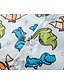cheap Tees &amp; Shirts-Kids Boys&#039; Shirt Short Sleeve Dinosaur Animal Print Blue Children Tops Summer Streetwear Birthday Party Casual / Daily Children&#039;s Day Regular Fit 3-6 Years