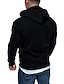 cheap Basic Hoodie Sweatshirts-Men&#039;s Hoodie Jacket Full Zip Hoodie Sweat Jacket Black Red Navy Blue Light Grey Dark Gray Hooded Solid Color Zipper Front Pocket Fitness Cotton Fleece Cool Thin fleece Essential Winter Spring &amp;  Fall