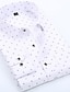 economico Camicie eleganti da uomo-Per uomo Camicie Camicia con bottoni Camicia con colletto Bianco Rosa Blu Manica lunga Stampe astratte Matrimonio Feste Abbigliamento