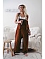cheap Women&#039;s Jumpsuits-Women&#039;s Jumpsuit Solid Color Casual Daily Wear Sleeveless Loose S M L Spring