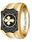 preiswerte Ringe-1 Stück Ring For Herren Damen Täglich Verabredung Aleación Klassisch Kreuz
