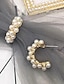 abordables Boucles d&#039;oreilles-1 paire Boucles d&#039;Oreille For Femme Perle Plein Air Rendez-vous Alliage Classique Mode