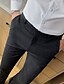 tanie Spodnie-garnitury męskie krój dopasowany krój bez guzików spandex w paski