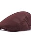 billiga Huvudbonader för herrar-Herr Platt mössa Vit Rodnande Rosa Polyester 1920-talets mode Ledigt Kontor Sport &amp; Utomhus Dagligen Enfärgad / vanlig färg Fritid