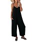 cheap Women&#039;s Clothing-Women&#039;s Overall Solid Color Basic Round Neck Daily Sleeveless Loose ArmyGreen Black Navy Blue S M L Fall / Wash separately