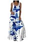 cheap Maxi Dresses-Women&#039;s Shift Dress Maxi long Dress Blue Fuchsia Yellow Sleeveless Solid Color Summer Casual Daily 2022 S M L XL 2XL