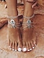 baratos tornozeleiras-tornozeleira à moda Boho Mulheres Bijuteria de Corpo Para Diário Praia Clássico Liga Prata 1pç