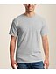 preiswerte Herrenmode-Herren T-Shirt aus 100% Baumwolle weiches bequemes klassisches T-Shirt einfarbig Rundhalsausschnitt Kurzarm Tagesoberteile einfaches sommerliches dünnes T-Shirt