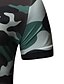 cheap Men&#039;s Polos-Men&#039;s Golf Shirt Tennis Shirt Other Prints Camo / Camouflage Short Sleeve Casual Tops Casual Blue Army Green / Summer
