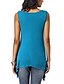 cheap Basic Women&#039;s Tops-Women&#039;s Sleeveless Longline Tank Solid Color Tee Round Neck Summer Daily