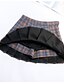 cheap Women&#039;s Skirts-Women&#039;s Classic &amp; Timeless Chic &amp; Modern Short Skirts Party School Wear Plaid / Check Tartan Pleated Black And White Red black Navy S M L / Micro-elastic