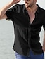 abordables camisas casuales de los hombres-Camisas de hombre, camisa de vestir informal de verano, camisas de manga corta, tops, blusa, camiseta