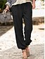 זול מכנסיים וחצאיות בסיסיים לנשים-נשים קז&#039;ואל אופנה קז&#039;ואל ג&#039;וגר כיס שרוך מכנסיים באורך מלא מזדמן יומיומי מיקרו אלסטי צבע אחיד רך ספורט חאקי xxl