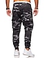 cheap Cargo Pants-Men&#039;s Joggers Pants Sweatpants Drawstring Multi Pocket Elastic Waist Active Casual Sports &amp; Outdoor Daily Camouflage Mid Waist Black M L XL