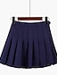 cheap Women&#039;s Skirts-Women&#039;s Party Gothic Skirts Party Party / Evening Solid Colored Ruched Navy Water pink White XS S M / Mini