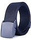 cheap Men&#039;s Belt-Men&#039;s Belt Tactical Belt Black Navy Blue Knit Fashion Party Work Solid Colored Camping &amp; Hiking