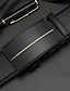 cheap Men&#039;s Belt-Men&#039;s Faux Leather Belt Ratchet Belt Black Red Faux Leather leatherette Fashion Party Work Solid Color Office / Career Daily Wear