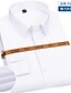 cheap Men&#039;s Dress Shirts-Men&#039;s Shirt Dress Shirt Solid Colored Classic Collar White Black Yellow Rosy Pink Light Blue Long Sleeve Plus Size Daily Work Slim Tops Business Casual / Spring / Fall