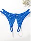 cheap Sexy Lingerie-Women&#039;s Lace G-strings &amp; Thongs Panties Micro-elastic Low Waist Nylon 1 PC Blue One-Size