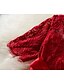 cheap Girls&#039; Dresses-Kids Little Dress Girls&#039; Color Block Lace White Gold Red Above Knee Half Sleeve Dresses 2-8 Years