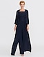 cheap Mother of the Bride Pantsuits-Jumpsuit / Pantsuit Mother of the Bride Dress Formal Fall Wedding Guest Dresses Plus Size Elegant Square Neck Floor Length Chiffon Corded Lace Sleeveless Wrap Included with Lace Appliques 2023