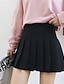 cheap Women&#039;s Skirts-Women&#039;s Party Gothic Skirts Party Party / Evening Solid Colored Ruched Navy Water pink White XS S M / Mini