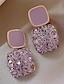 cheap Earrings-1 Pair Stud Earrings Drop Earrings For Women&#039;s Birthday Party Evening Gift Rhinestone Alloy Vintage Style Fashion Diamond