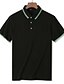 cheap Classic Polo-Men&#039;s Golf Shirt Tennis Shirt Solid Colored Collar Navy White Black Fuchsia Grey Short Sleeve Plus Size Daily Going out Slim Tops / Spring