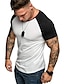 cheap Men&#039;s 3D T-shirts-Men&#039;s T shirt Tee Shirt Designer Summer Graphic Color Block Plus Size Short Sleeve Crew Neck Daily Sports Clothing Clothes Designer Sportswear Basic White Black Dark Gray