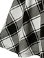 olcso Női szoknyák-Női Kockás szoknya Mini Poliészter Fekete és fehér Lóhere Rubin Szoknyák Alkalmi Karácsony S M L