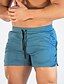 cheap Men&#039;s Pants &amp; Shorts-Men&#039;s Sporty Outdoor Drawstring Yoga Short Shorts Short Pants Micro-elastic Training Sports &amp; Outdoor Solid Colored Mid Waist Blue Black Gray Khaki Royal Blue M L XL XXL 3XL